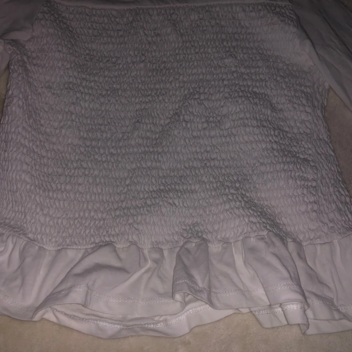 Vit långärmad blus från Gina Tricot - 2