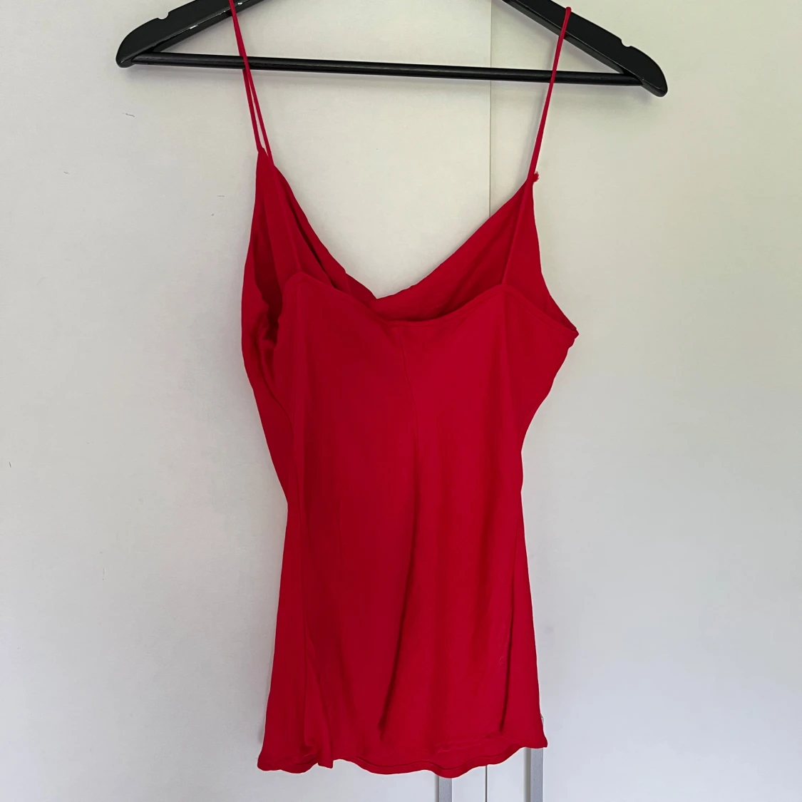 Röd linnetopp från Zara Basic XS - 1