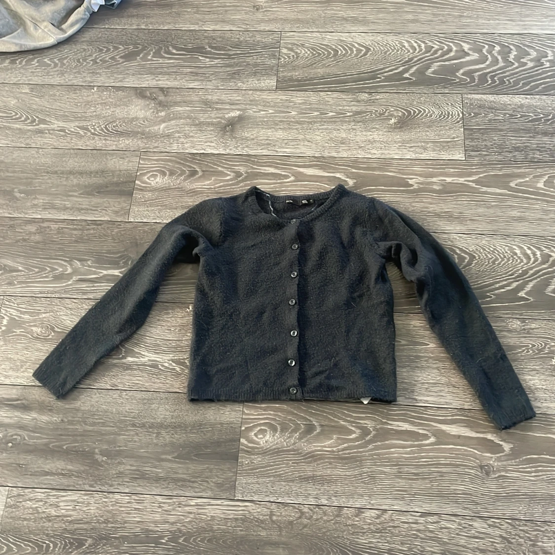 Mörkgrå kofta från 157, XS