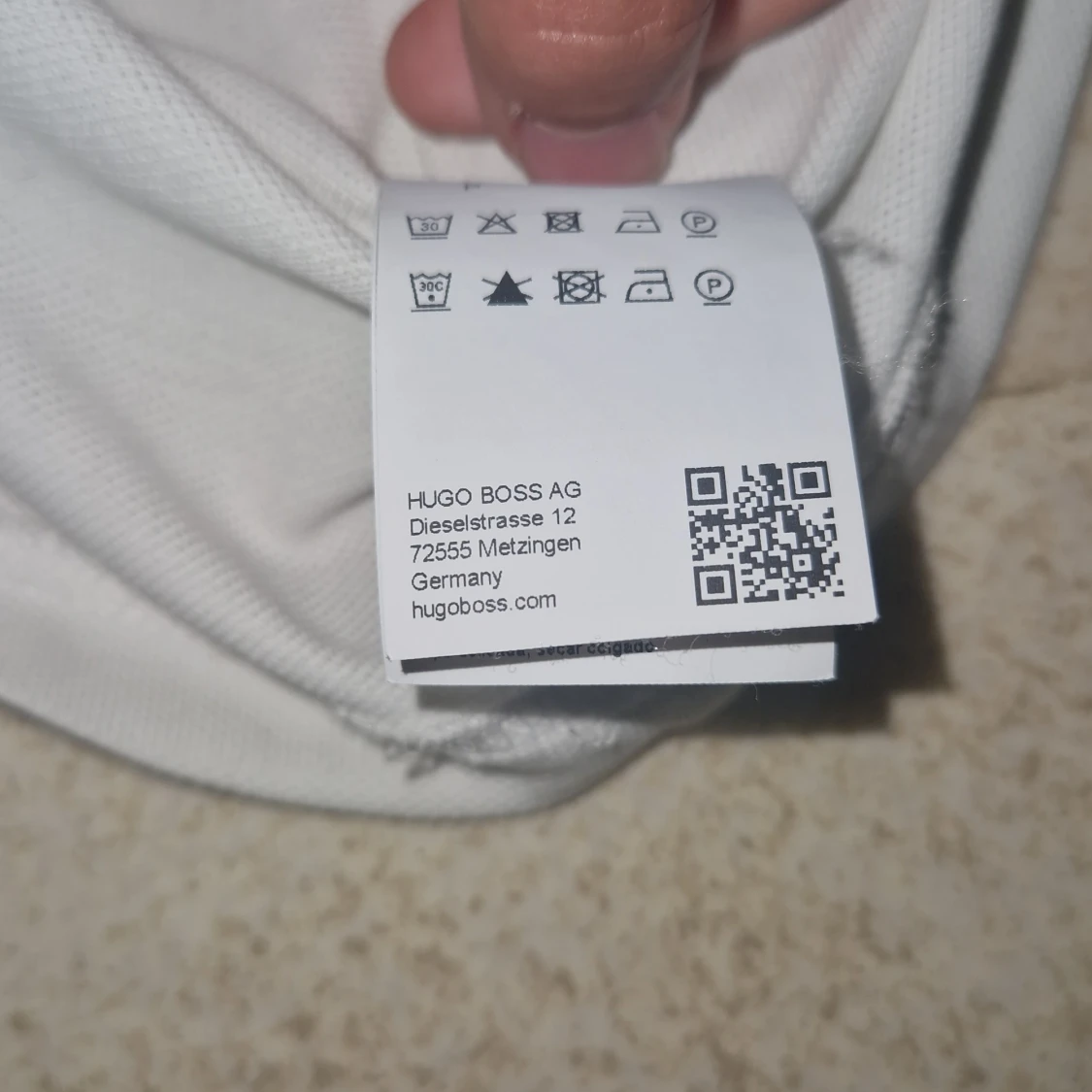 Vit pikétröja från Hugo Boss - 3