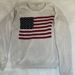 Vit stickad tröja  - Snygg tröja i toppen skick💕