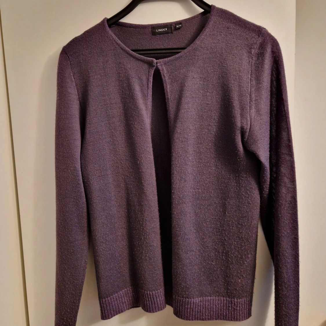 Lila kofta från Lindex, storlek 38/40