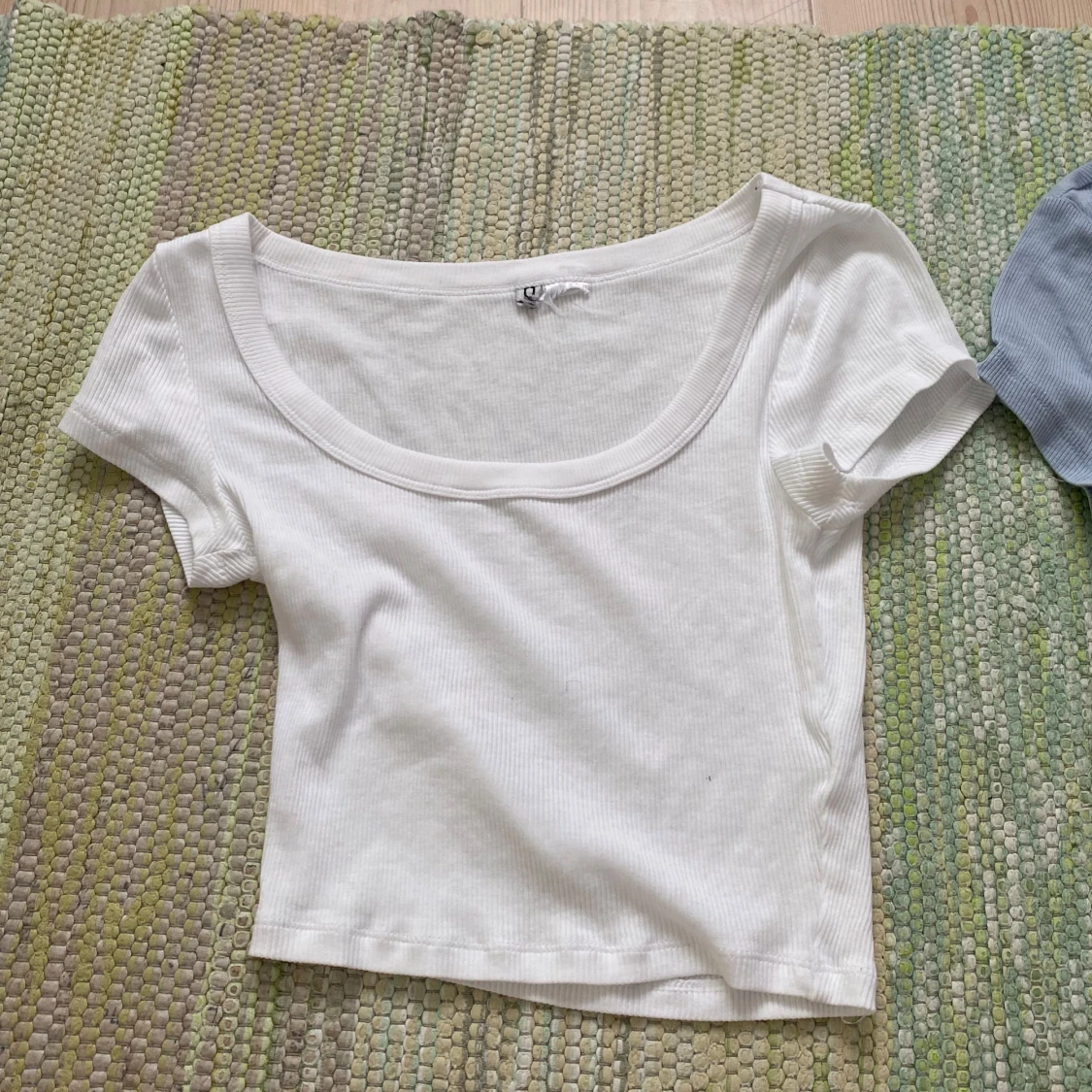 2-pack ribbade croppade toppar H&M S - 1