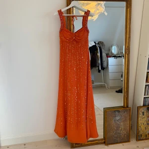 Vintage paljett balklänning  - Såld 