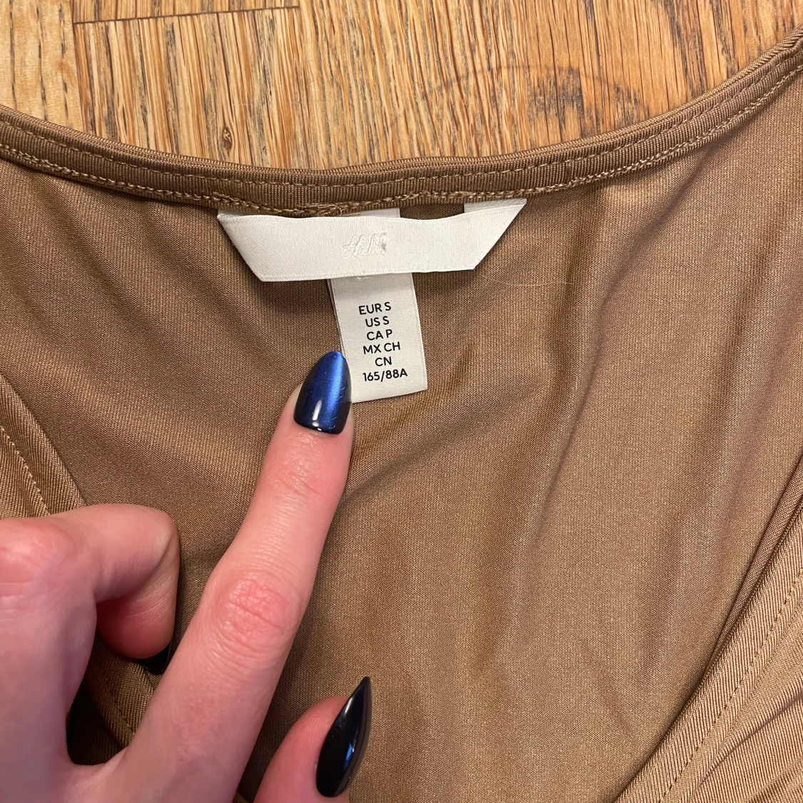 Beige långärmad topp - 2