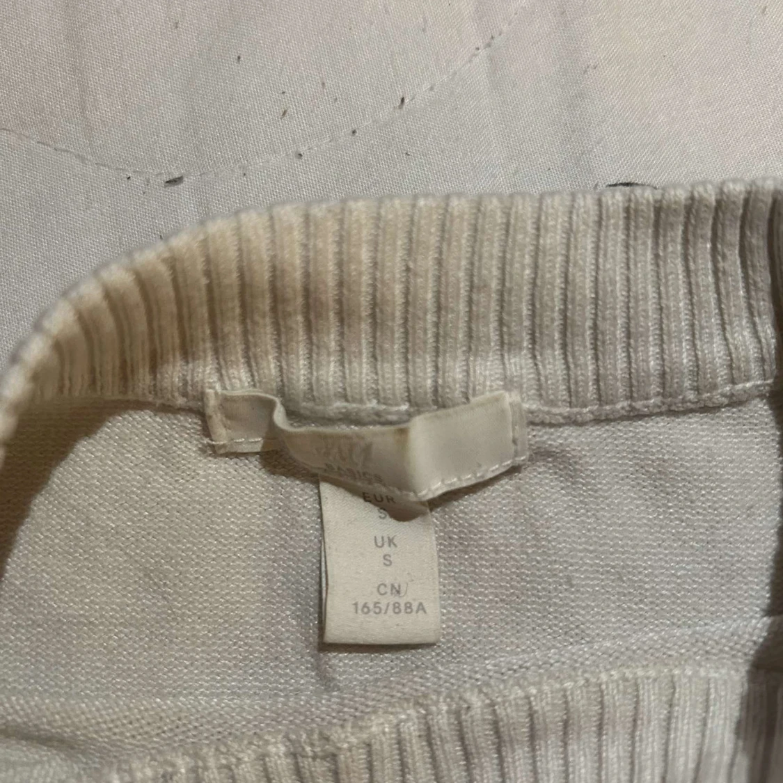 Ljusbeige stickad tröja från H&M - 2