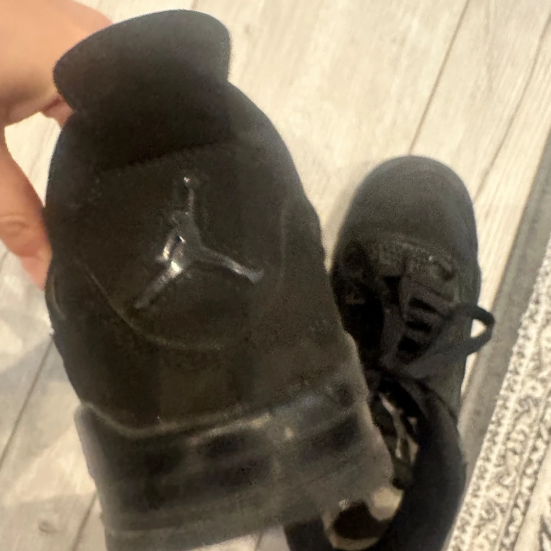 Svarta Nike Air Jordan 4 sneakers - 2