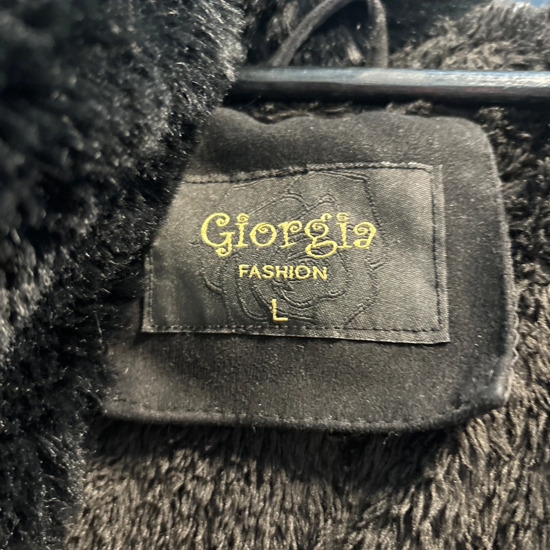 Svart pälsjacka från Giorgia Fashion - 1