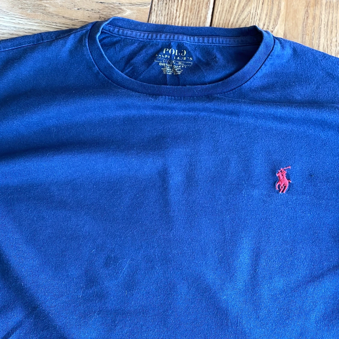 Marinblå långärmad tröja från Polo Ralph Lauren – Storlek S - 3