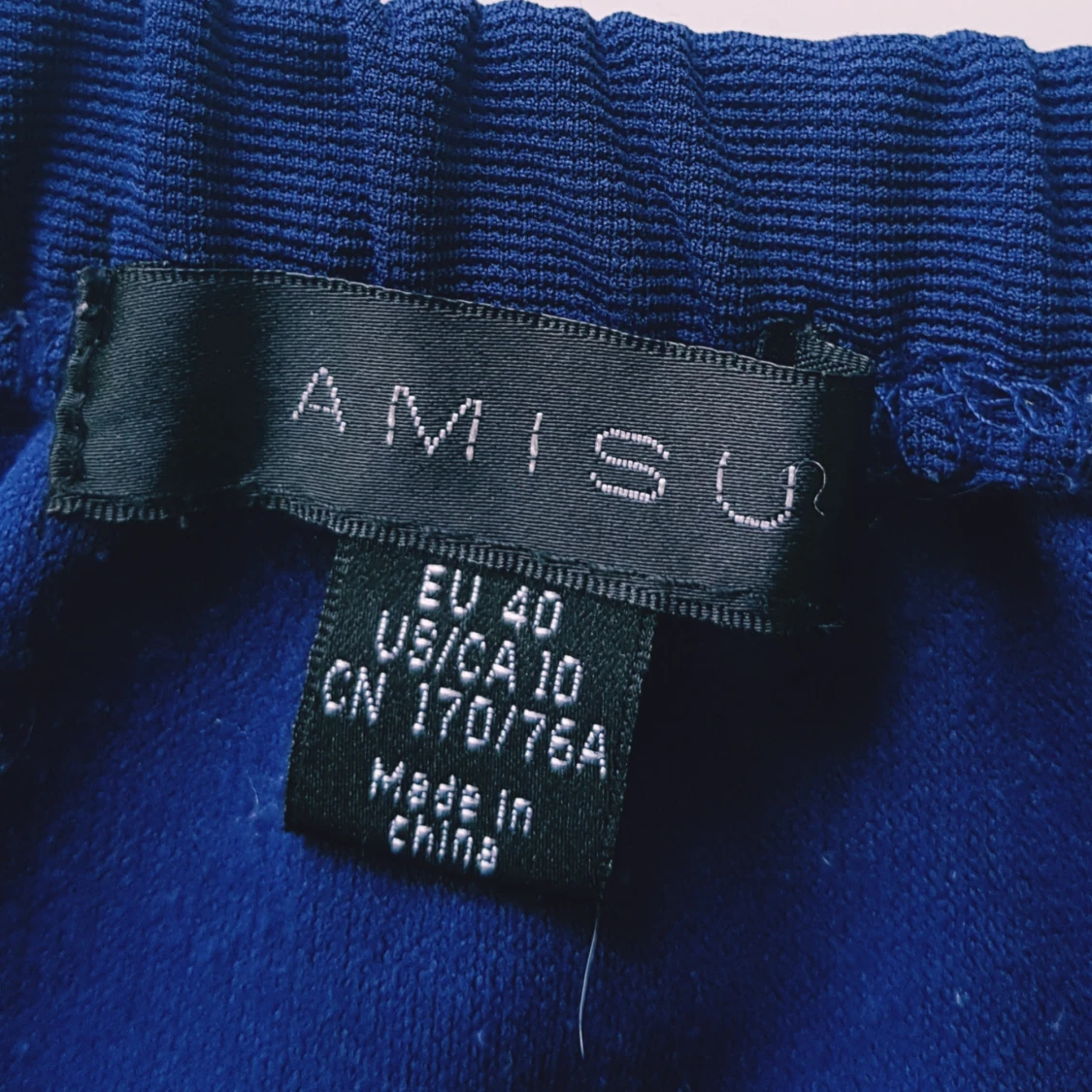 Mörkblå kortkjol från Amisu strl 40 - 2