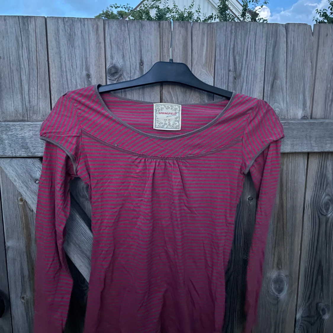 Randig långärmad tröja Springfield