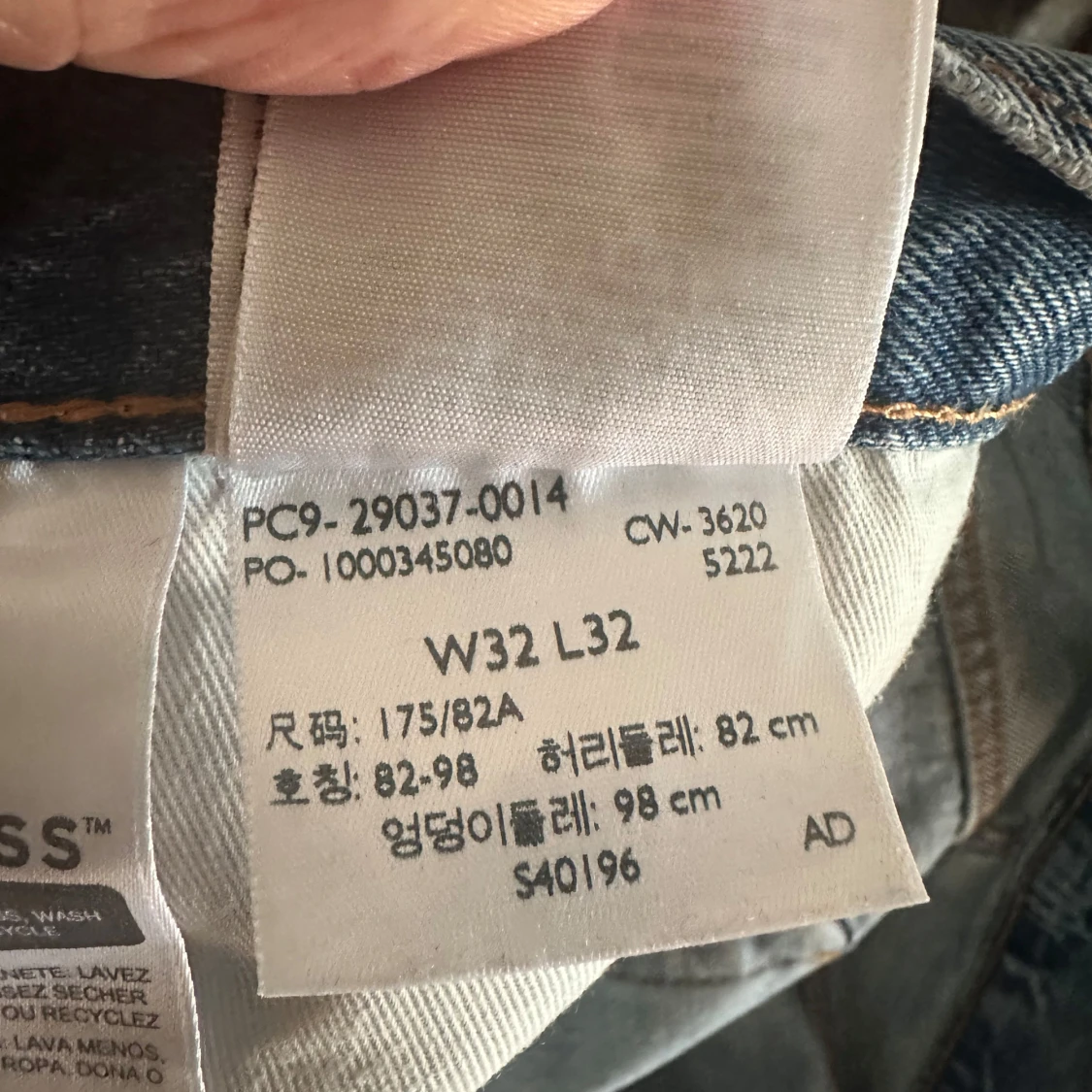 Levi's stay loose ljusblå jeans W32 L32 - 2