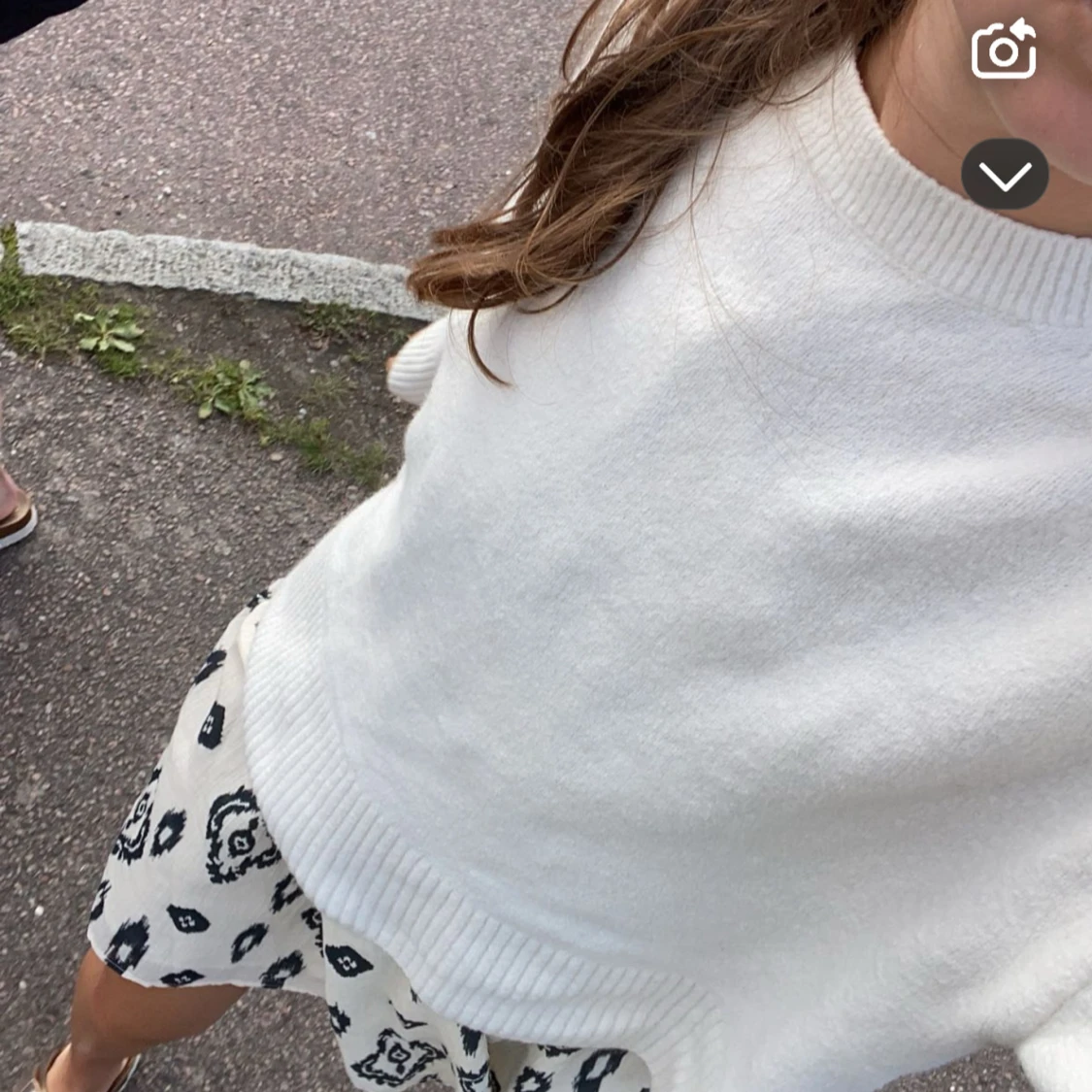 Vit stickad tröja från & Other Stories - 1