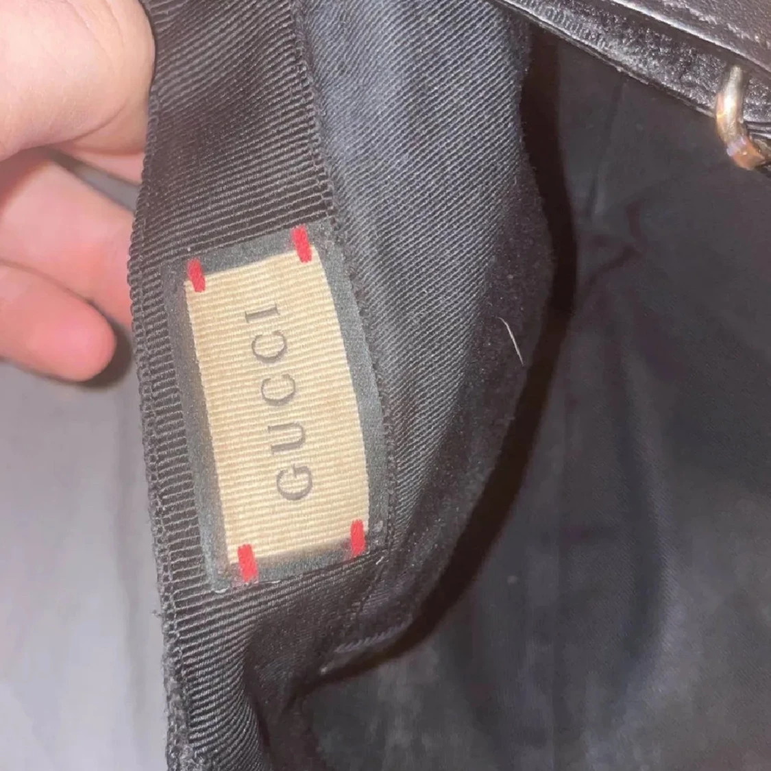 Äkta Svart keps från Gucci med GG-mönster - 3