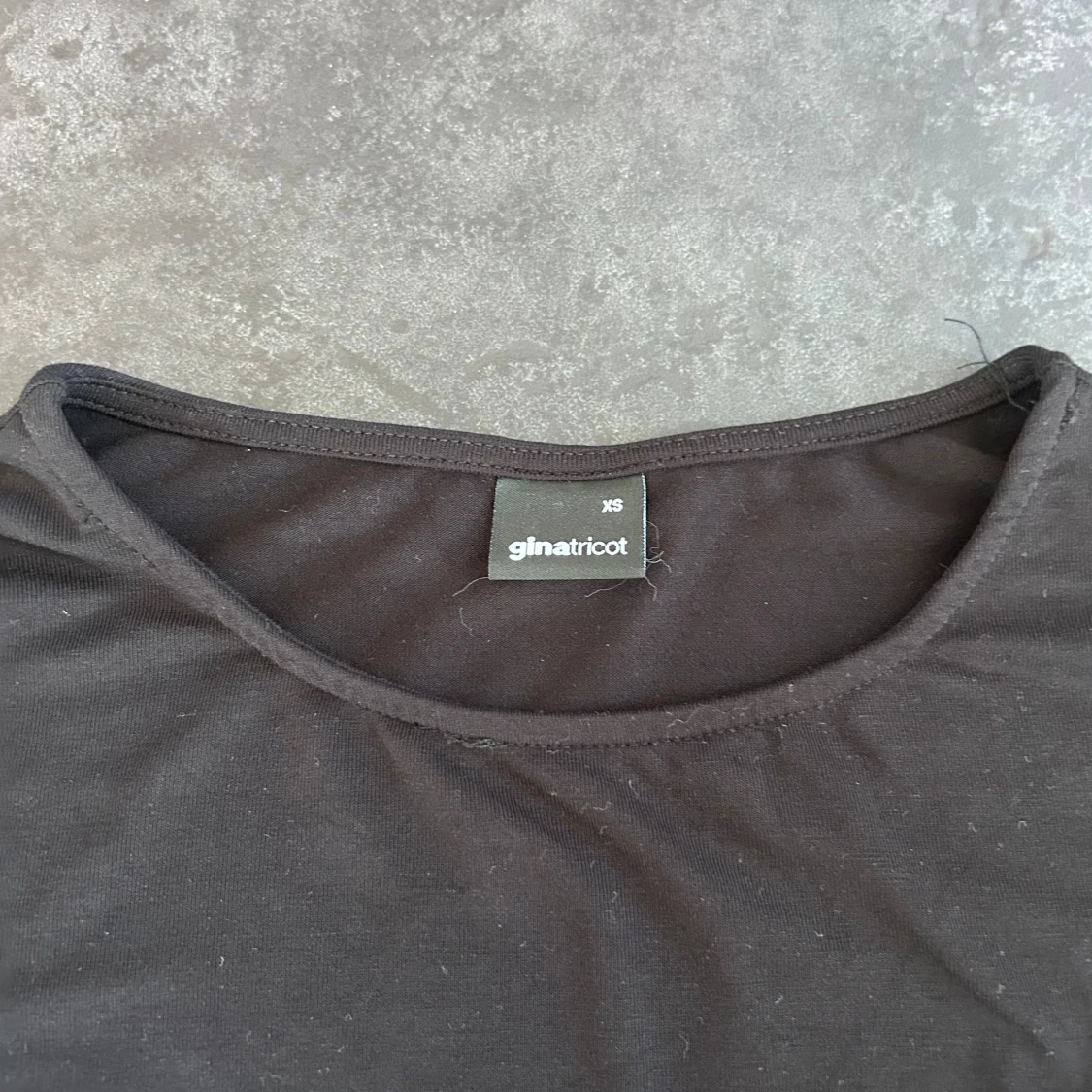 Svart långärmad topp Gina Tricot - 1