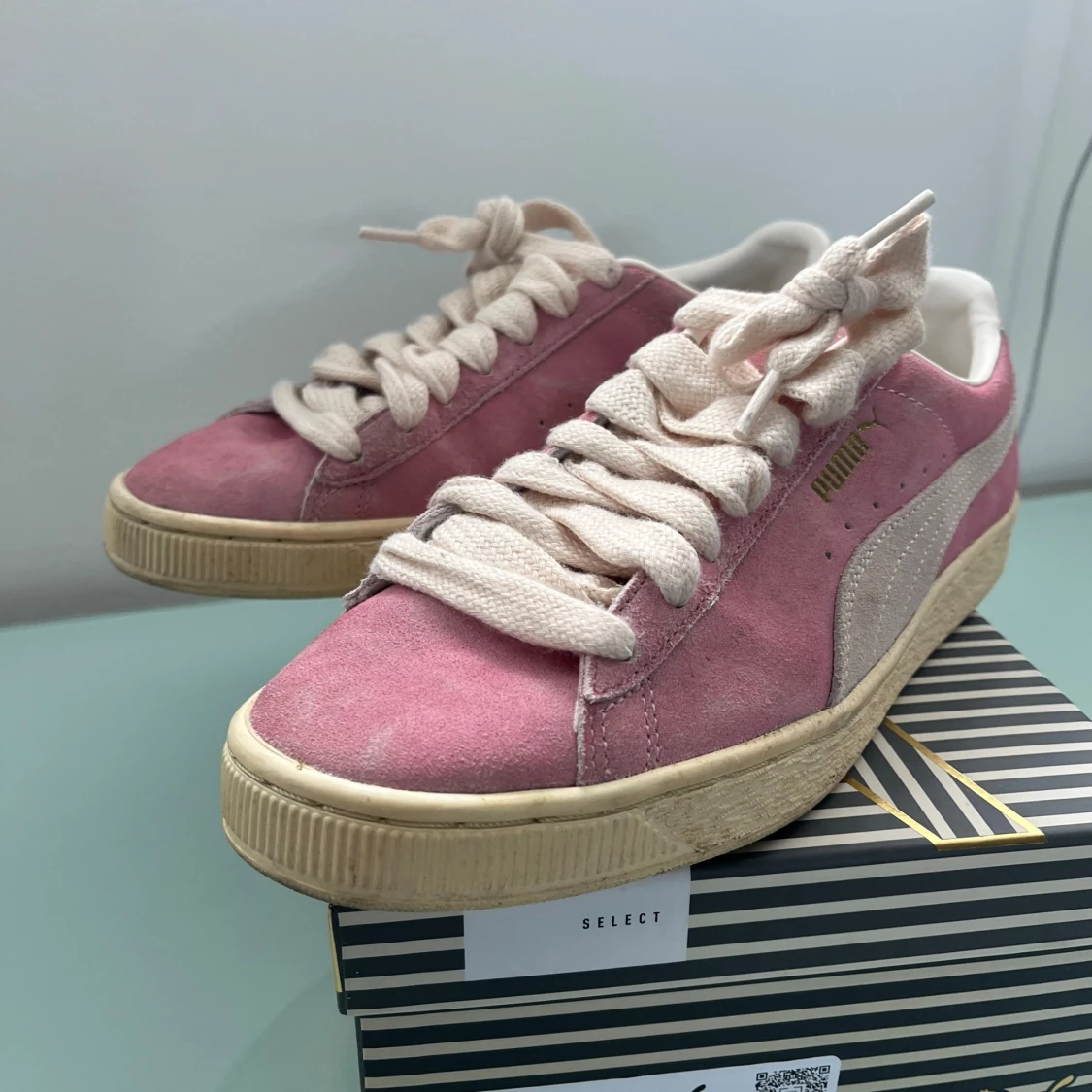 Puma Suede Bboy Rhugi rosa sneakers