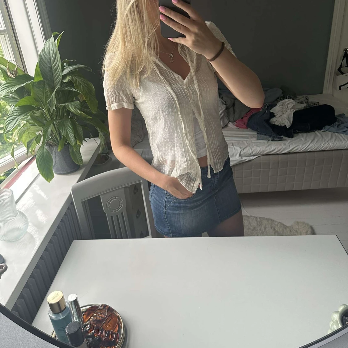 Vit blus  - 1
