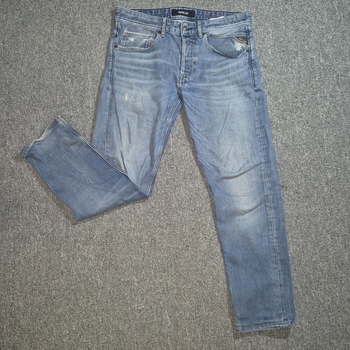 Replay ljusblå jeans straight fit