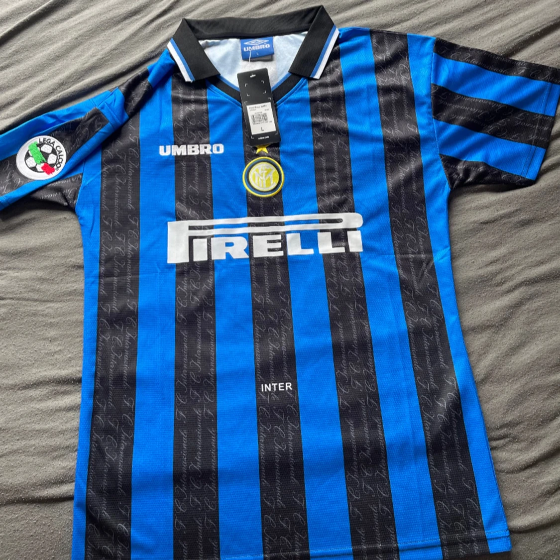 Inter Ronaldo 10 Umbro fotbollströja L