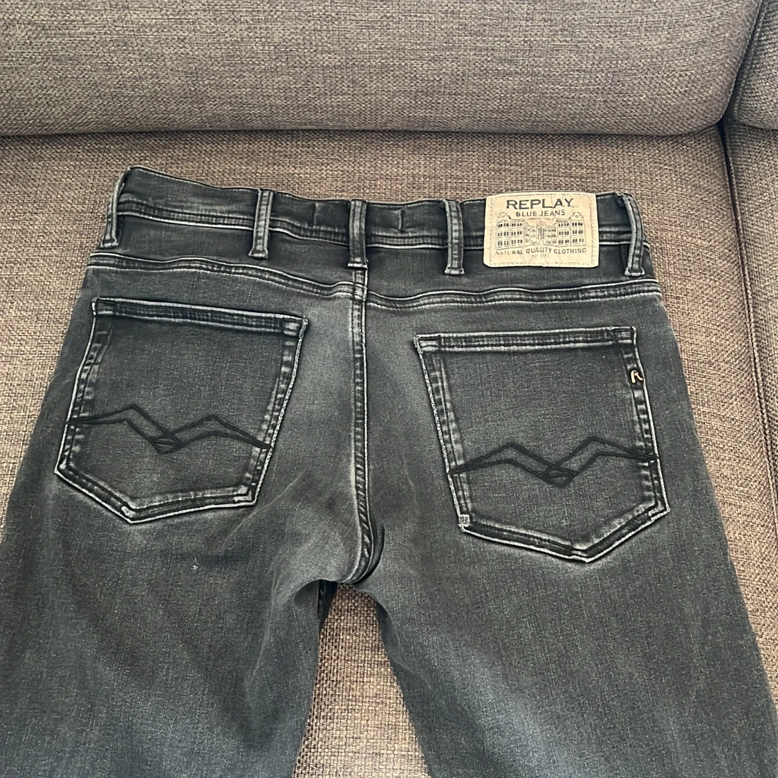 Svarta replay jeans - 1