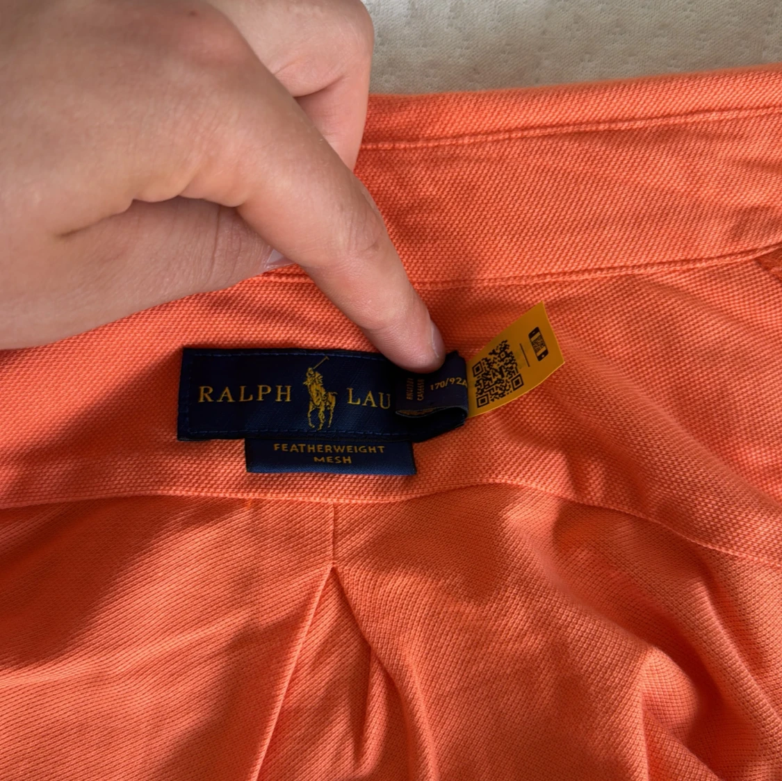 Orange skjorta från Ralph Lauren - 4
