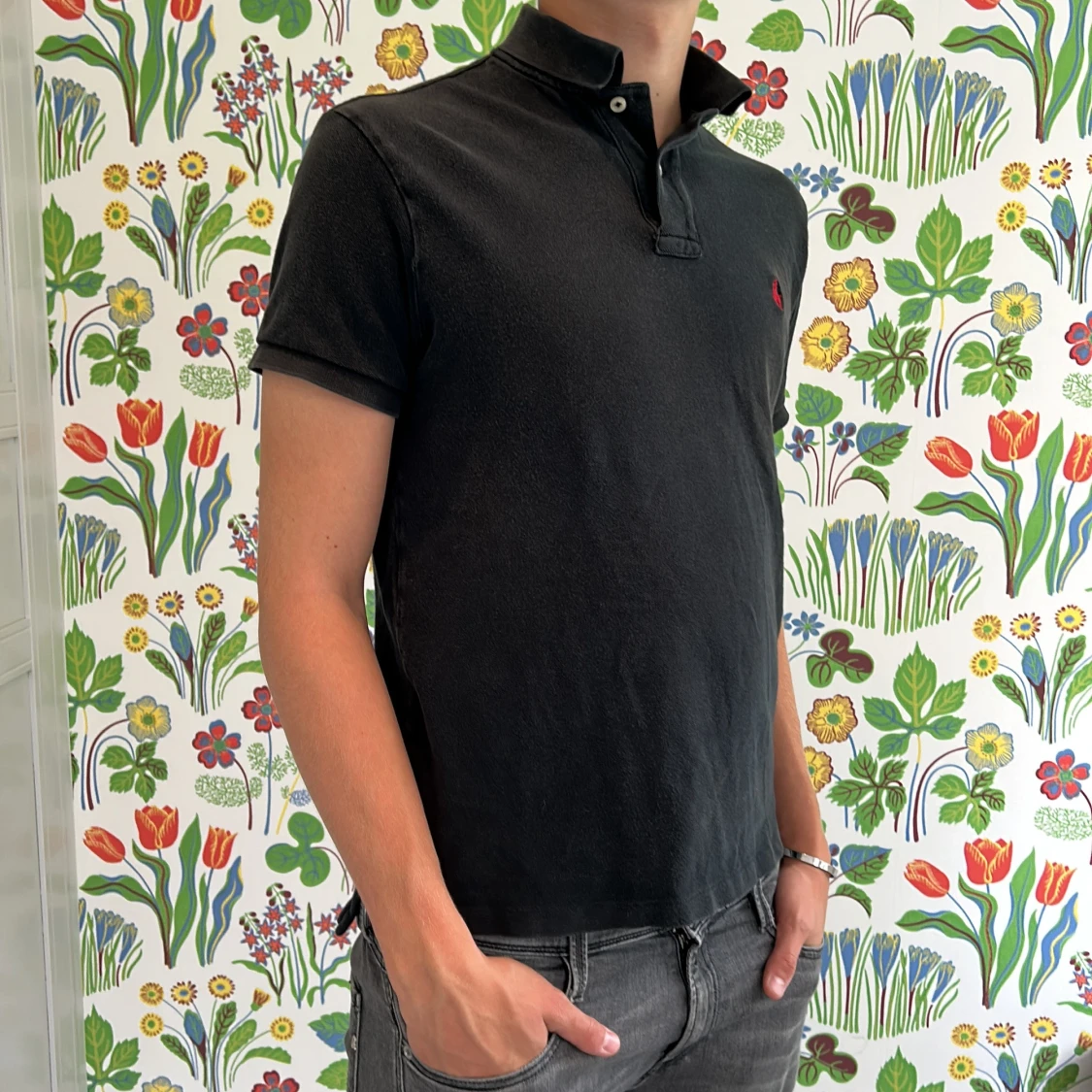 Svart pikétröja från Ralph Lauren - 3