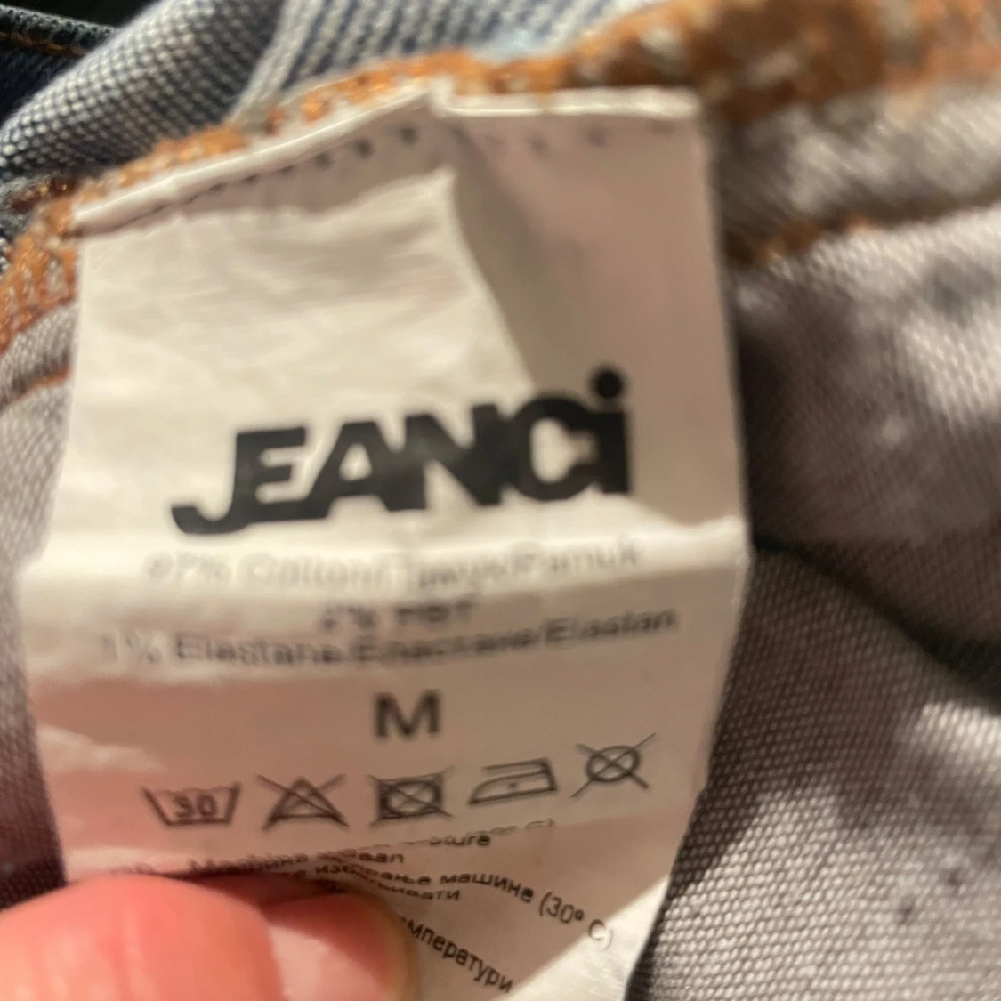 Blå skinny jeans från Jeanci, M - 2