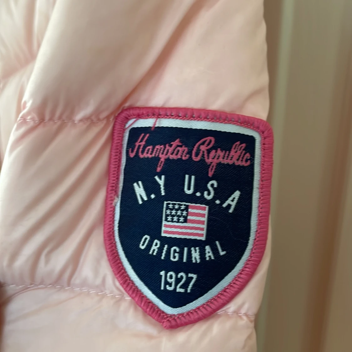 Ljusrosa pufferjacka Hampton Republic - 3