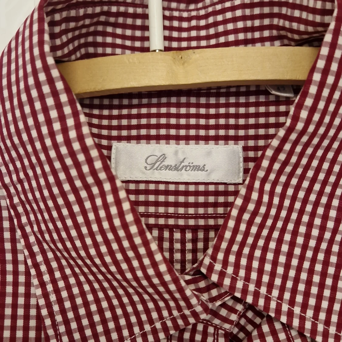 Rödvit rutig skjorta från Stenströms - 2