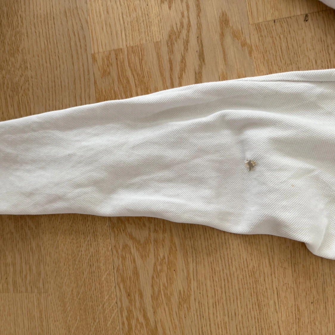 Vit långärmad pikétröja från Moncler - 4