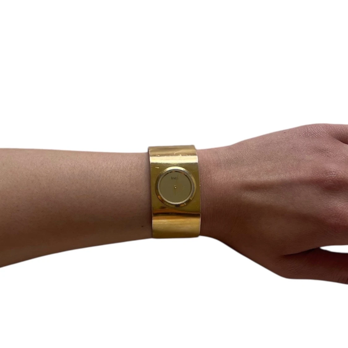 Guldbangle klocka från Inex - 1