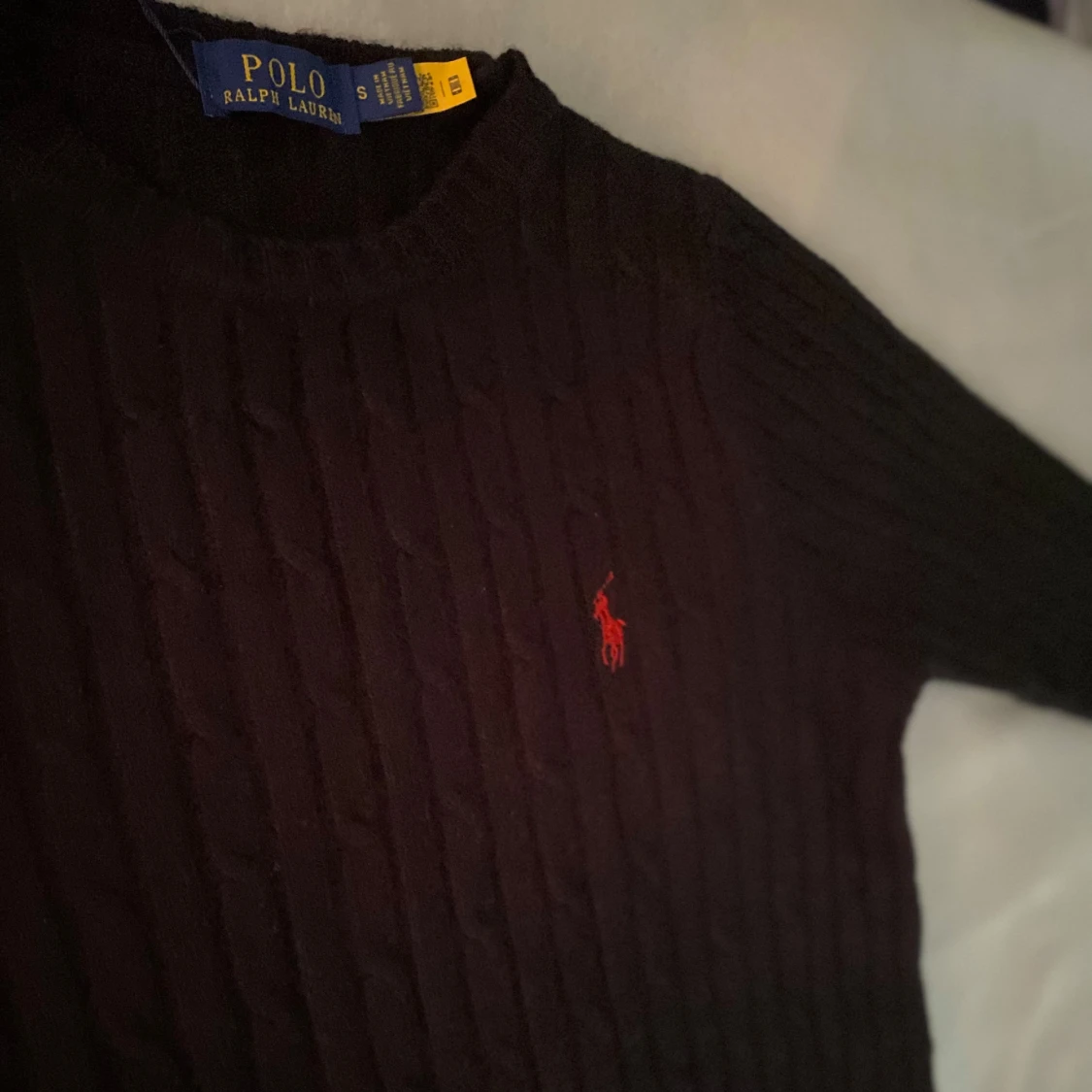 Svart Polo Ralph Lauren knit tröja  - 2