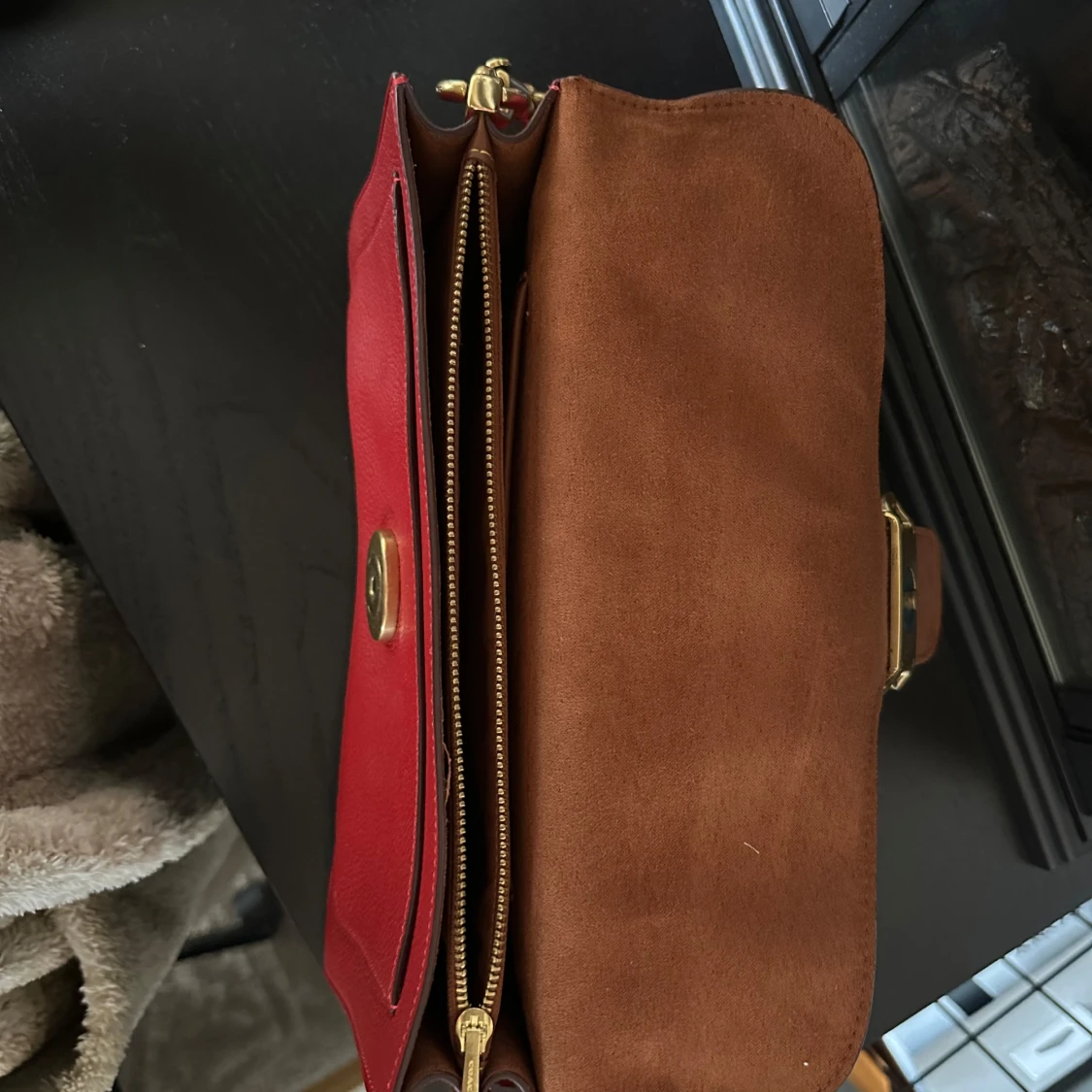 Röd axelväska från Coach - 3