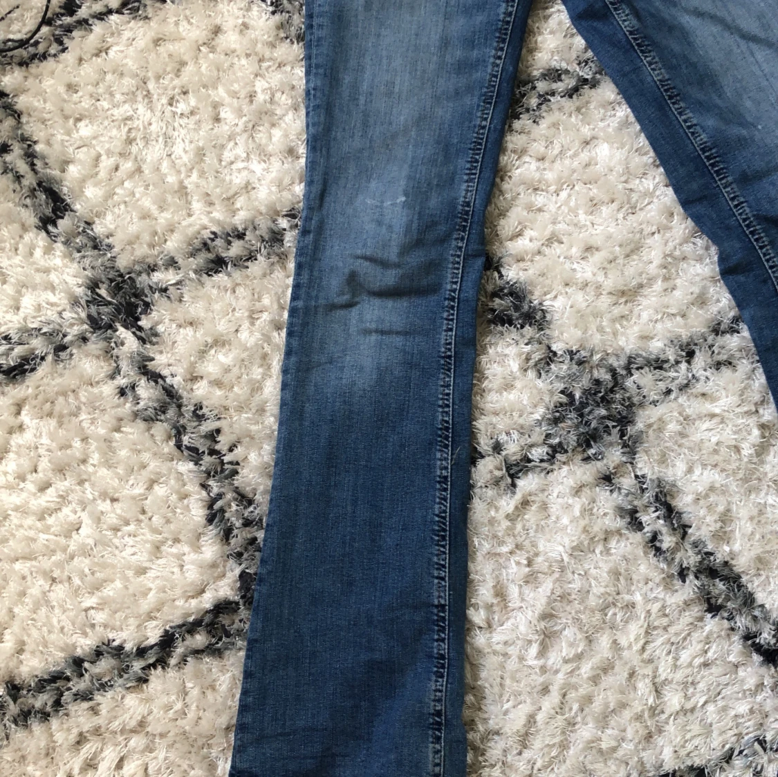 Blå bootcut jeans från Zara - 3