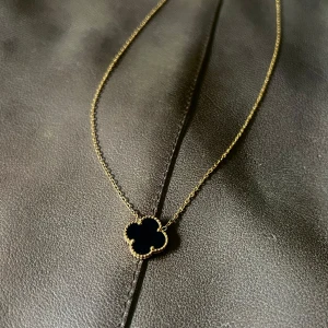 Black Clover Gold Necklace - 40 cm + 5 cm långt