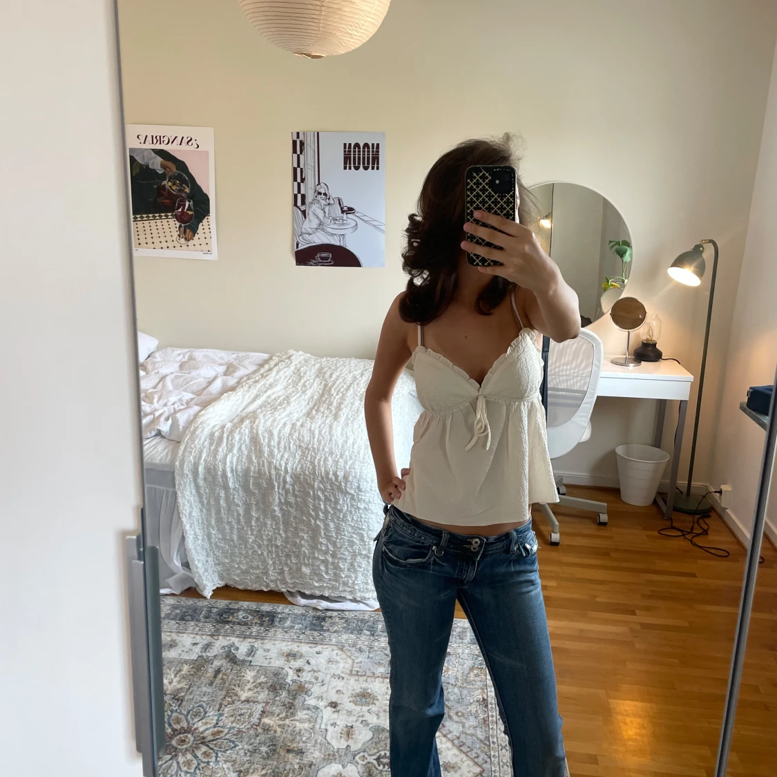 Krämvit linnetopp från Nelly XS - 1