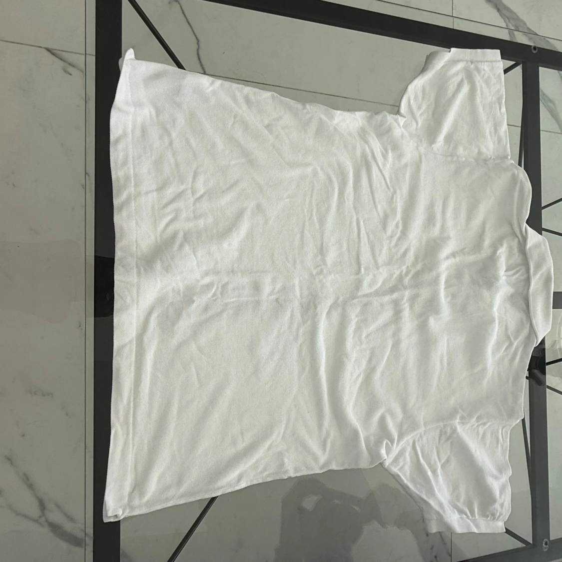 Vit pikétröja från Lacoste, M - 2