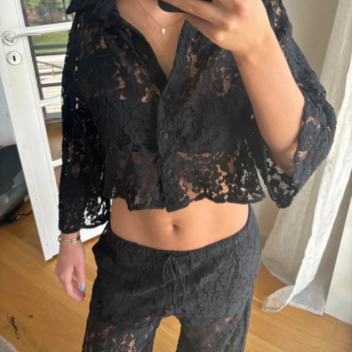 Spets sett zara så fint