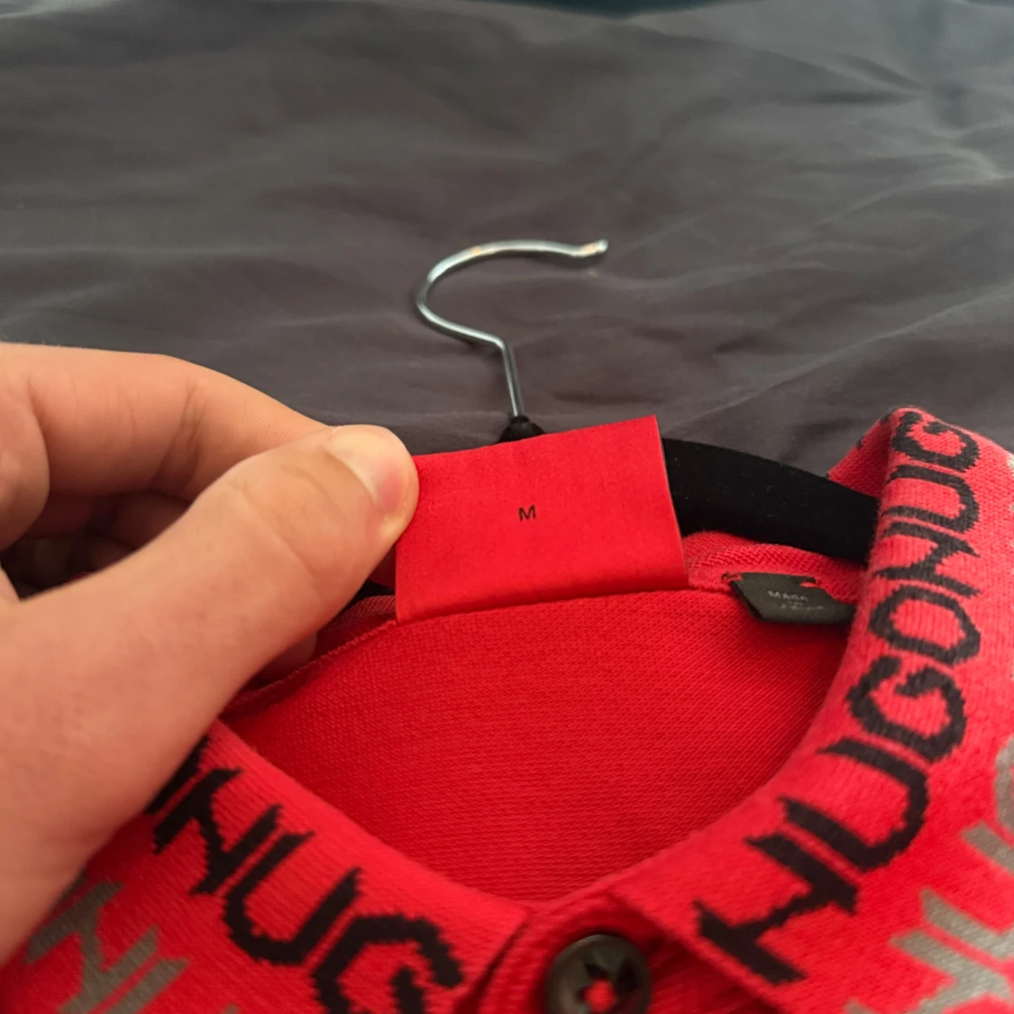 Röd pikétröja från Hugo Boss - 3