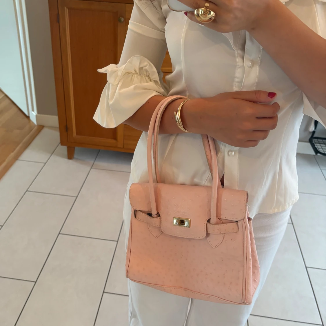 Rosa handväska  - 2