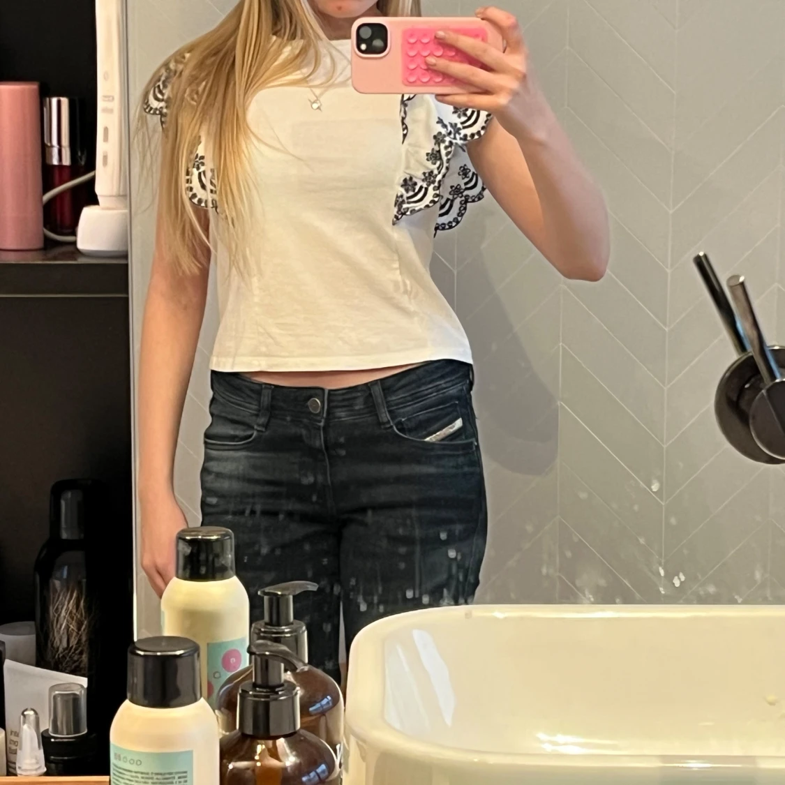 Söt topp från Zara🩵 - 1