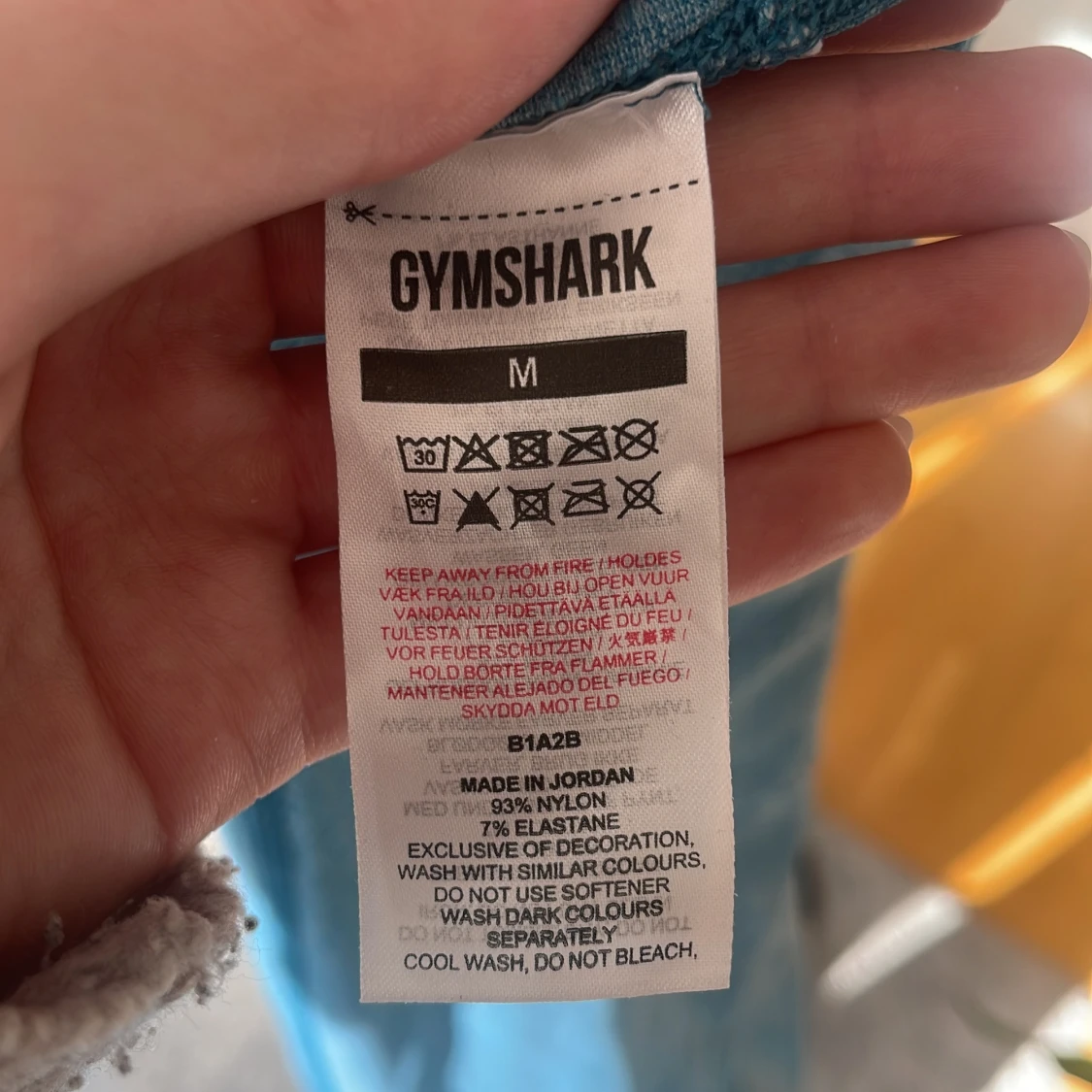 Blå leggings från Gymshark - 2
