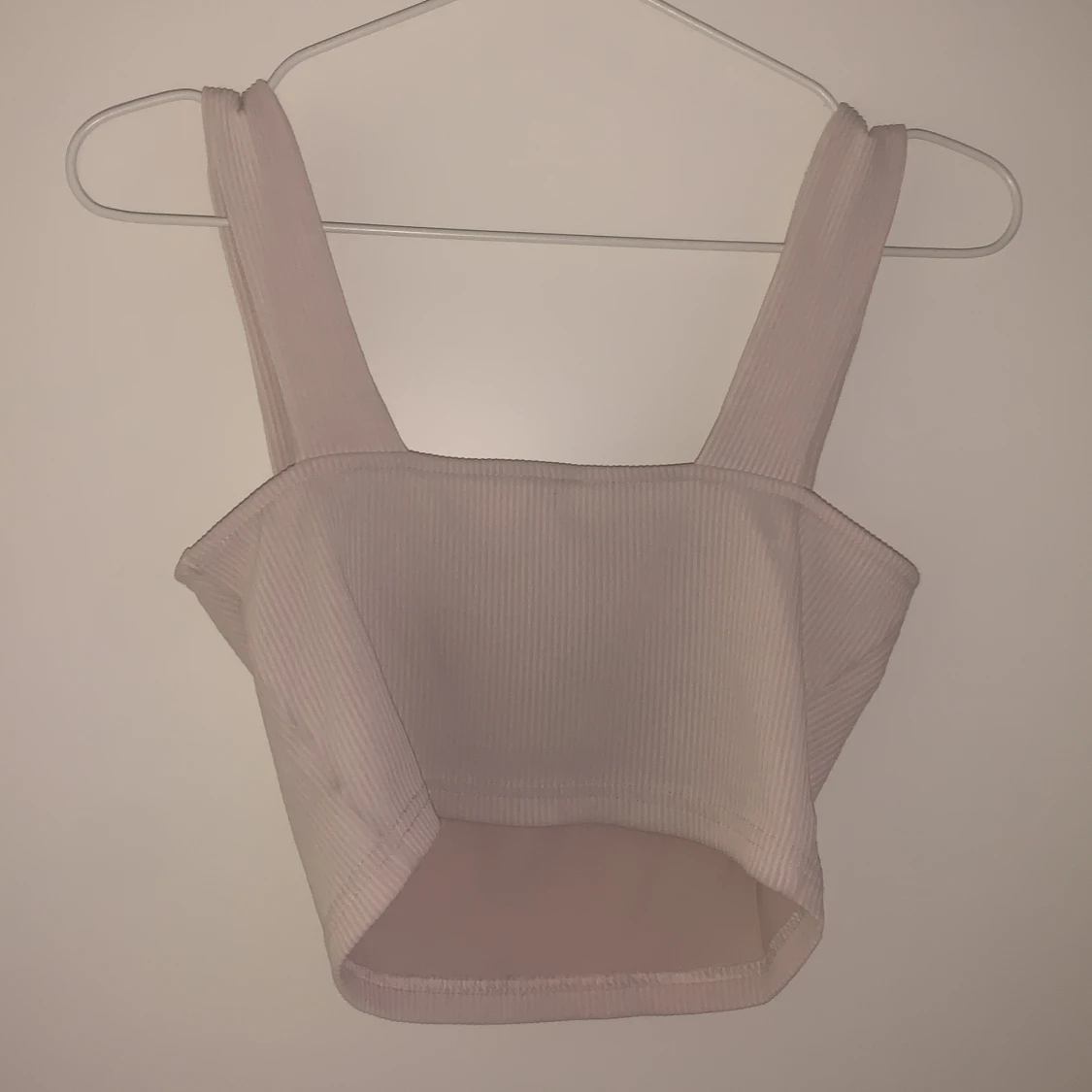 Ljusrosa ribbad linnetopp från H&M Divided - 1