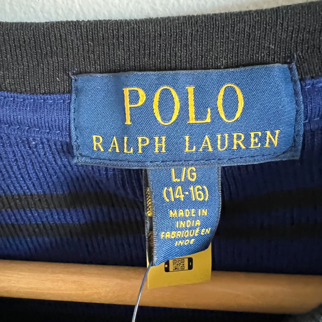 Blå och svart randig tröja från Polo Ralph Lauren - 2