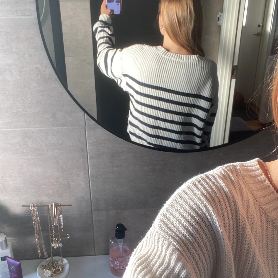 Randig stickad tröja från Lindex - 1