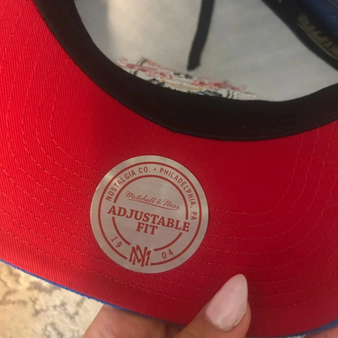 Blå Red Bull New York keps Mitchell & Ness - 1