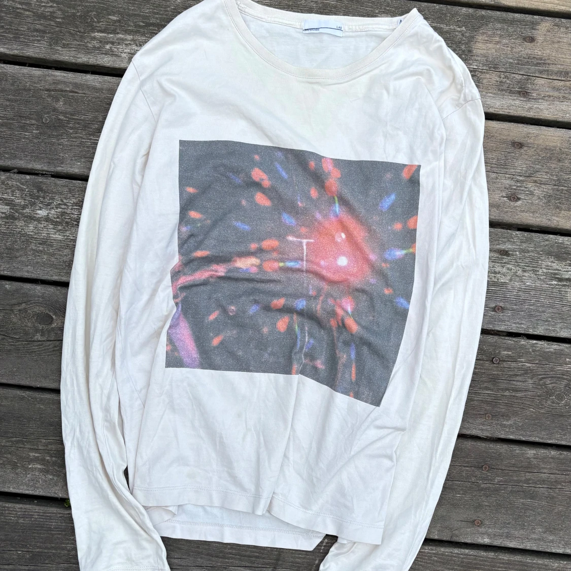 Vit långärmad tröja från Lad Musician - 1