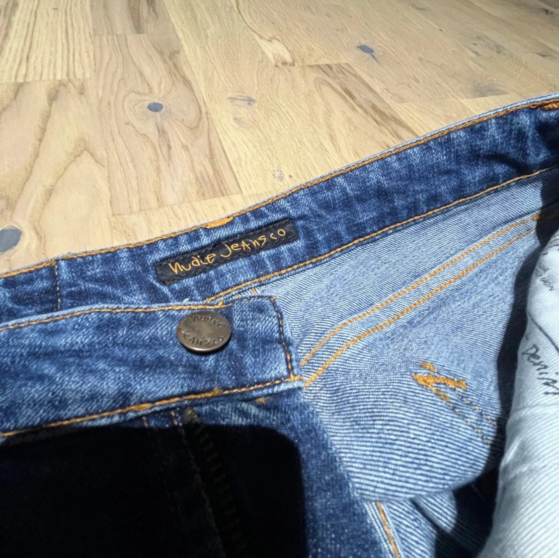 Blå Slim jeans från Nudie Jeans Co - 4