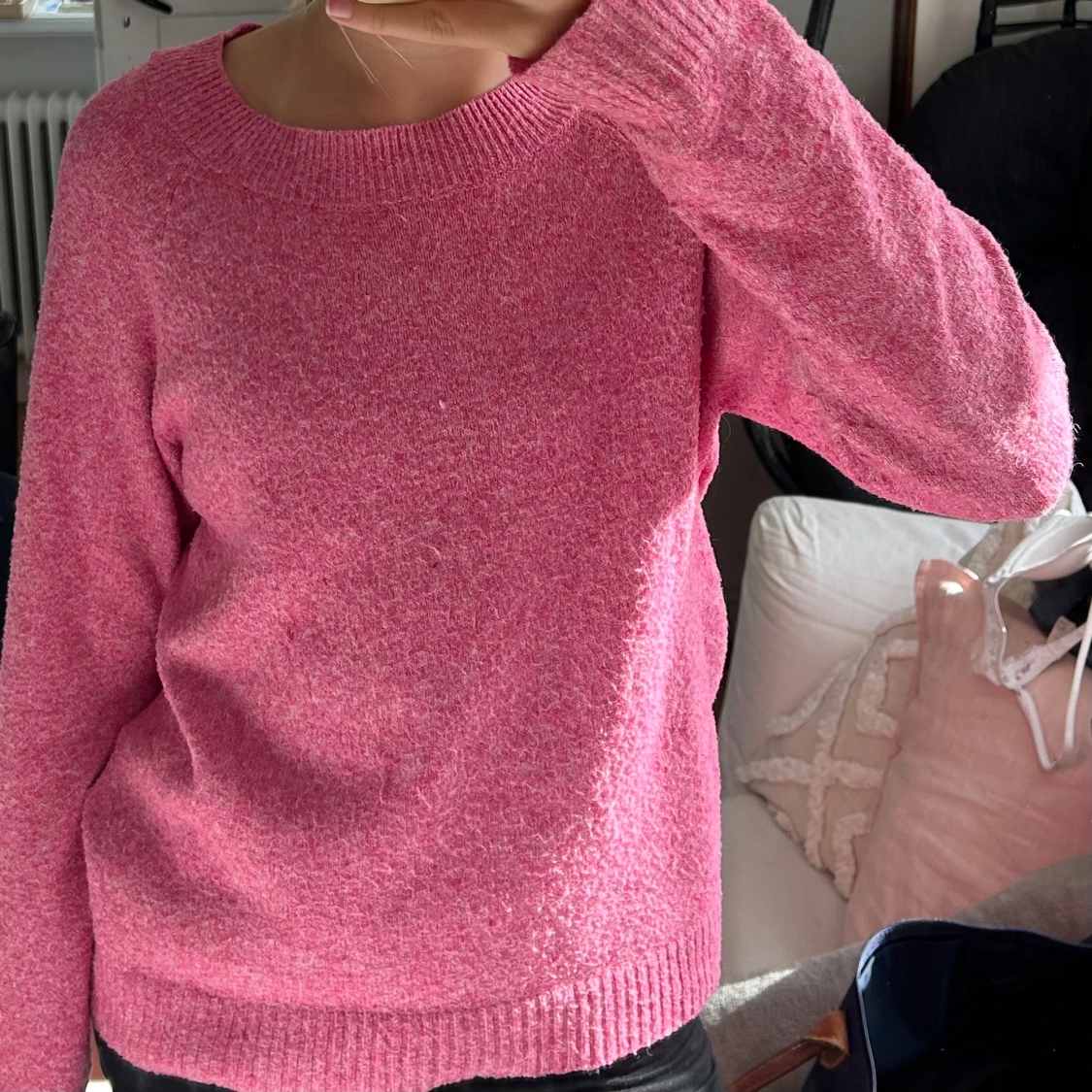 Rosa stickad tröja från Vero Moda - 1