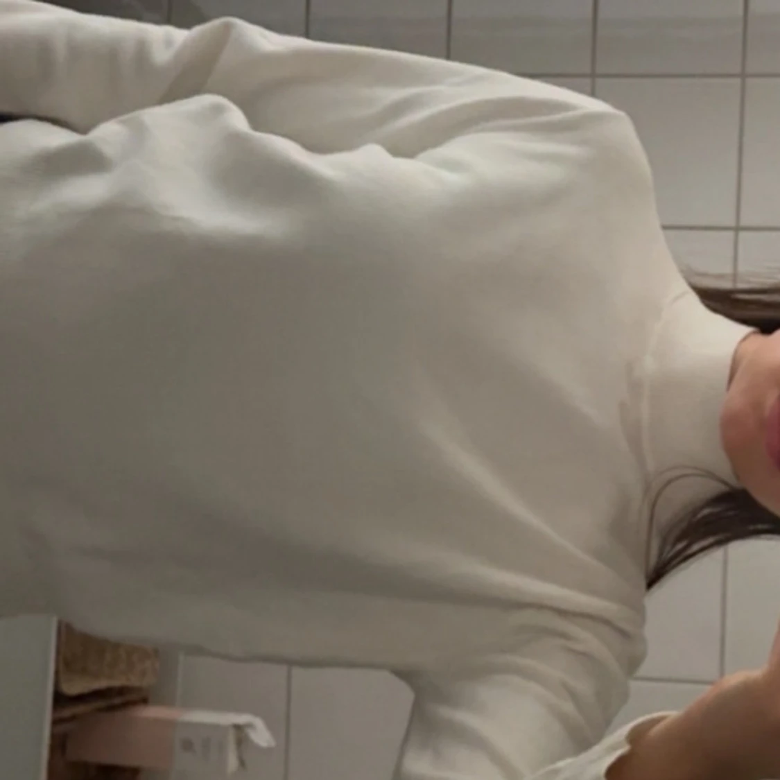 Vit polotröja med lång ärm - 1